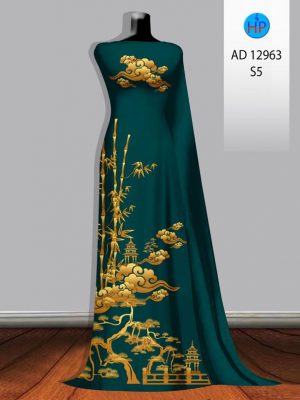 Vải Áo Dài Phong Cảnh AD 12963 26
